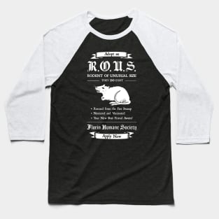 Adopt an R.O.U.S. Baseball T-Shirt